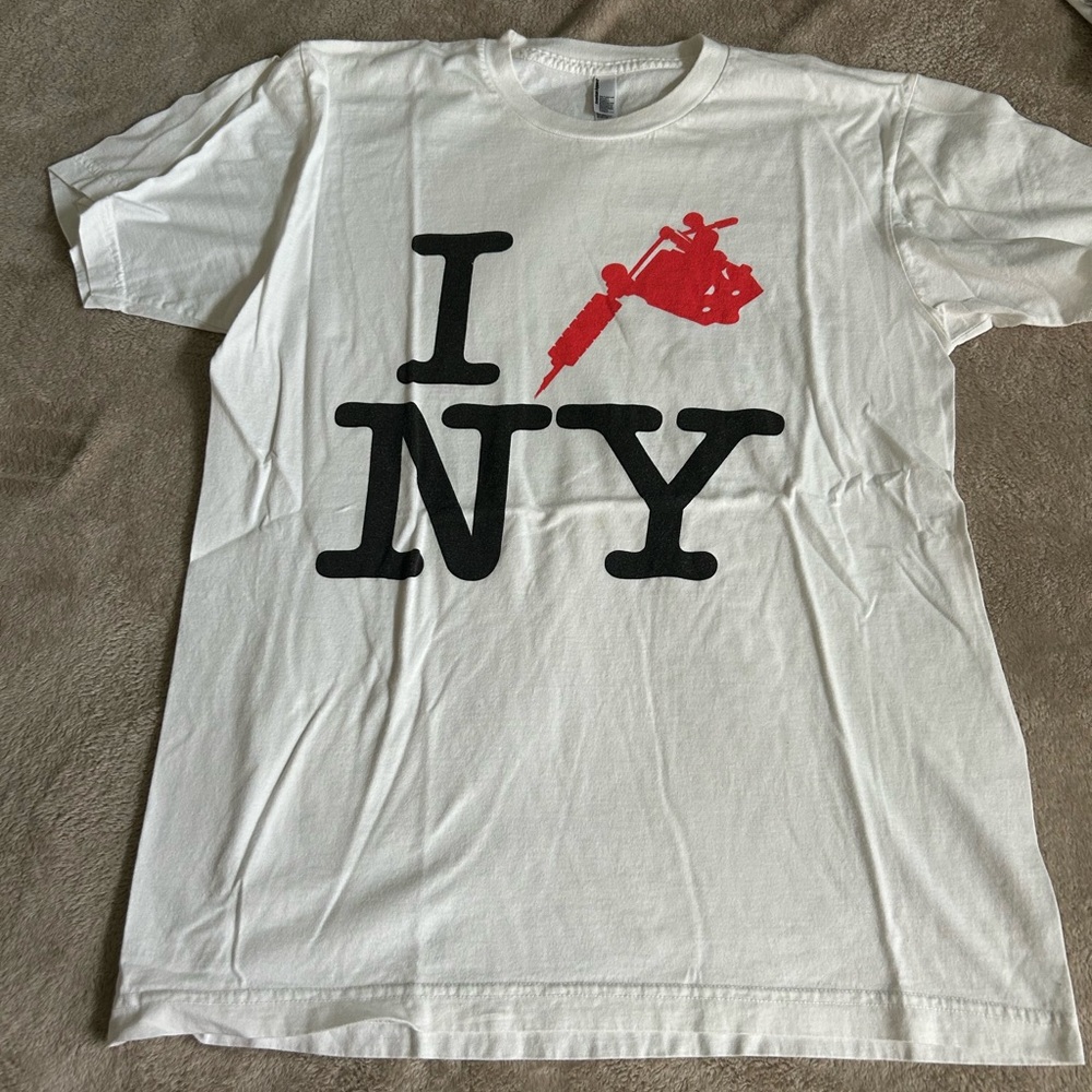 Vintage I “❤️” NY with a Tattoo Machine T-Shirt